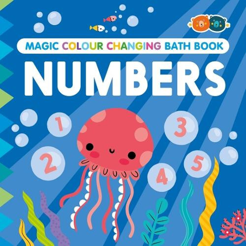 Magic Colour Changing Bath Book Numbers Paperback Book