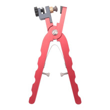 Alicate de Corte de Pulseira de Couro para Correias para Fixar Prendedores de Mola Barra Alicate Ferramenta Manual Vermelho Reto