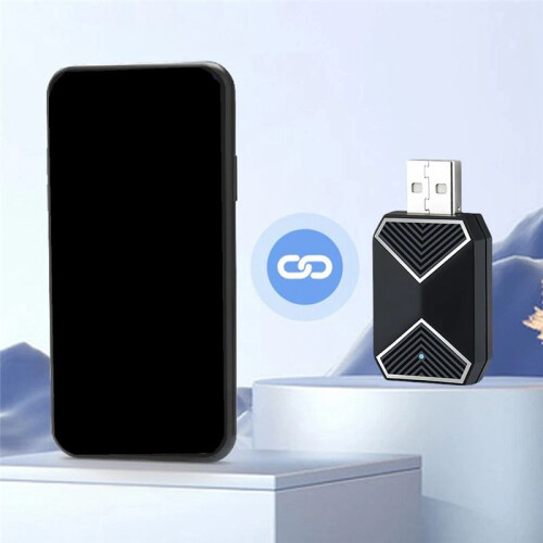 Wireless CarPlay Auto  Box BT WiFi Wireless CarPlay Dongle USB Plug& per Android 11 2