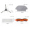 Replacement Accessories Kits Compatible with  Mijia Robot Vacuum Mop 3C B106CN 4