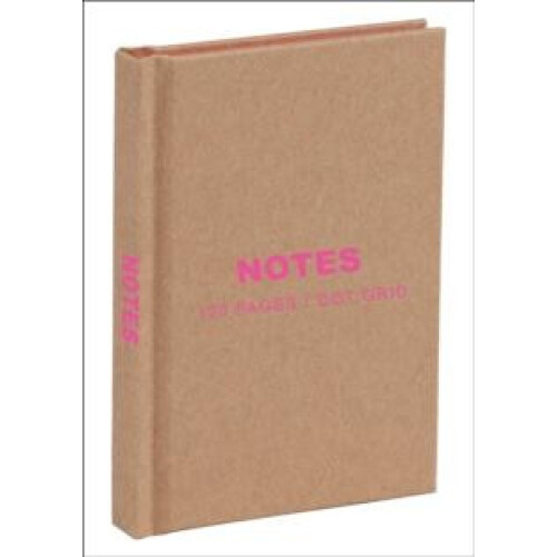Kraft and Pink Mini Notebook Other Book