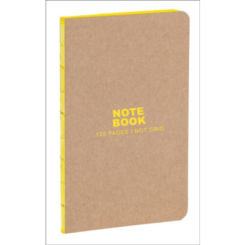Kraft and Yellow Small Bullet Journal Other Book