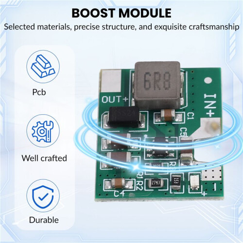 S9 + RT8537 Boost Module Hash Board ReparaçãO Power Boost Board 2A 3,7-5V um 14,2V 2