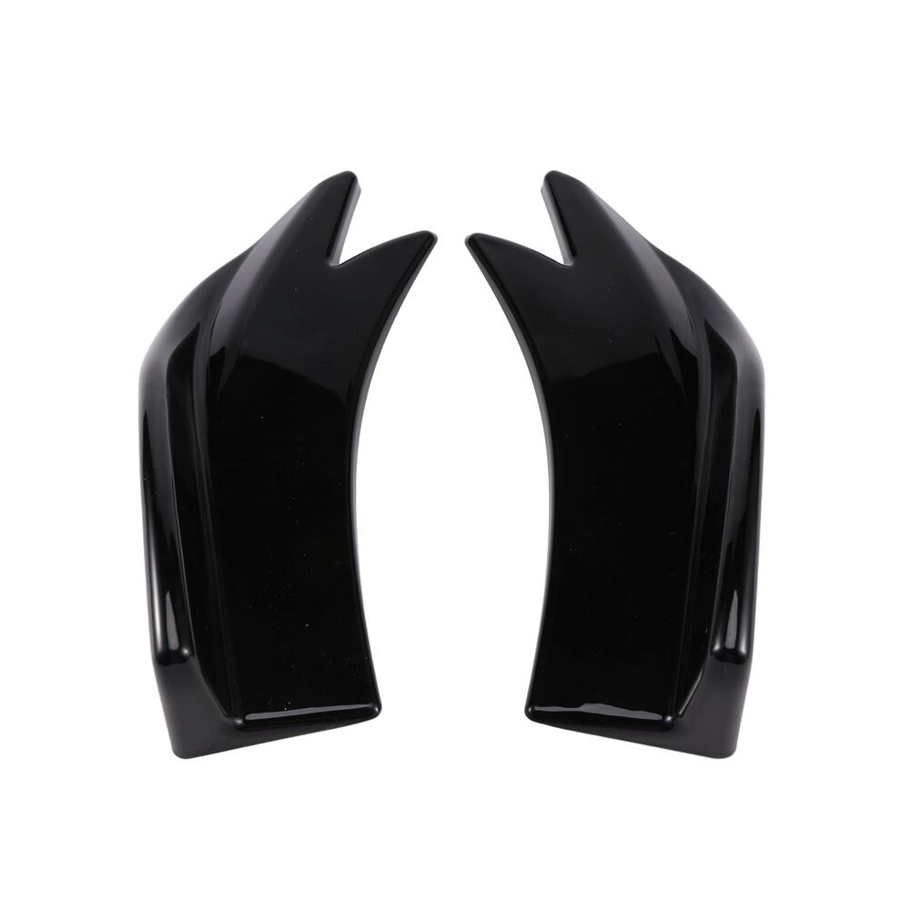27Cm Car Rear Bumper Spoiler Canards Fins Anti-Crash Diffuser Lip Wrap Angle Splitter Protector Guard Universal 6031503463997