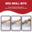 Titanium Combination Drill Tap Bit Set 13PCS SAE and Metric Tap Bits Kit for Screw Thread Drilling Tapping Deburring 2