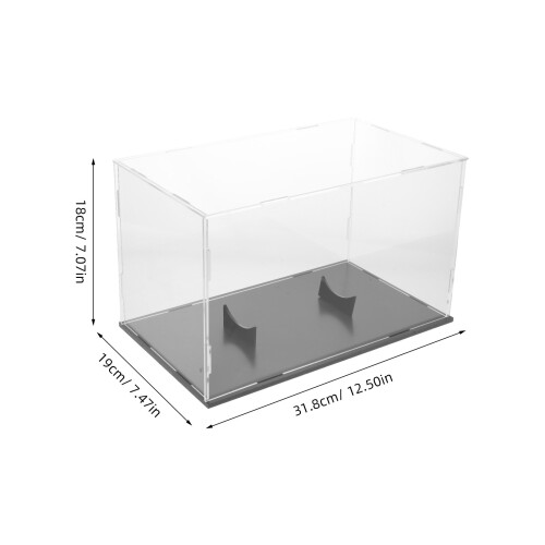Vitrine Fußball Display Case Transparent Mit Standfuß 2