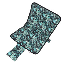 Beheizbarer Stadionkissen USB Outdoor Wasserabweisend Grün/Schwarz