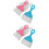 4Sets Plastik Diamant Sortiertabletts Mit Mini Besen 5