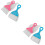 4Sets Plastik Diamant Sortiertabletts Mit Mini Besen 6