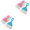 4Sets Plastik Diamant Sortiertabletts Mit Mini Besen 3