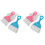 4Sets Plastik Diamant Sortiertabletts Mit Mini Besen 2