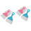 4Sets Plastik Diamant Sortiertabletts Mit Mini Besen 4