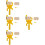 4Sets Lightweight Yellow Wall Paint Roller Brush for Use 7