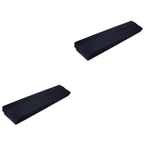 2Pcs Black Drawstring Cover for 88 Key Electric Piano Keyboard 2