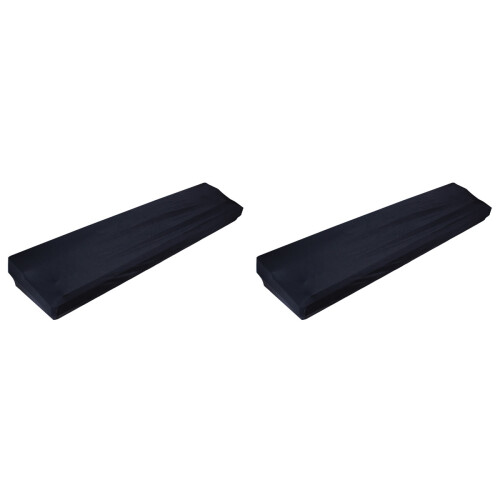 2Pcs Black Drawstring Cover for 88 Key Electric Piano Keyboard 1