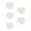 5Rolls Easter Egg & Tulip Print Ribbon Polyester for Crafting 6