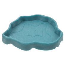 Robuste Resin Trink- Und Futterschale Für Schildkröten in Skyblau