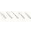 5Pcs Durable Rose Gold Copper Rods for Metal Work and Grounding Use 11