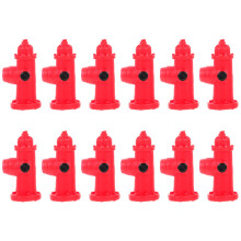 60Pcs Resin Fire Hydrant Props Multi-Color Simulated Street Sign Decor