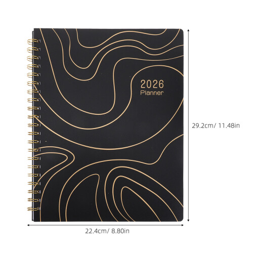 Portable Weekly Monthly Goal Setting Planner Notebook 2026 1