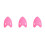3Stk Eva Kickboard Schwimmfloat Pink A-Form Anfänger Schwimmhilfe 3