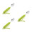 3Pcs Olive Green Adaptive Spoons for Elderly Anti-Shake Silicone Grip 6