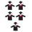 5Stk Atmungsaktive Kinder Graduation Gown Cap Set 5