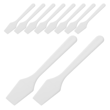 100Pièces Applicateurs Spatules Plastiques Blanches Pour