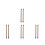 8Pièces Ensemble Rouleaux Bois Pour Dessin DIY 5