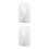 2Pcs White Plastic Flash Diffuser Reflector for Jewelry Photography 8