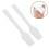 100Pièces Applicateurs Spatules Plastiques Blanches Pour 11