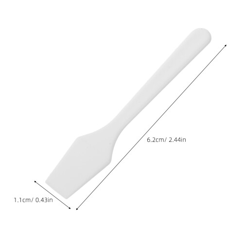100Pièces Applicateurs Spatules Plastiques Blanches Pour 1