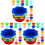 72Pcs Silicone Muffin Liners Reusable for Oven Microwave Baking 2