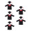 5Stk Atmungsaktive Kinder Graduation Gown Cap Set 8