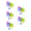 10Pcs Betta Fish Hammock Plastic Leaf Aquarium Decoration 7