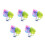 10Pcs Betta Fish Hammock Plastic Leaf Aquarium Decoration 10