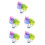 10Pcs Betta Fish Hammock Plastic Leaf Aquarium Decoration 8