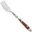 3Pcs Fruit Tasting Forks Wood Handle Comfortable Grip Dinnerware 3