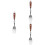 3Pcs Fruit Tasting Forks Wood Handle Comfortable Grip Dinnerware 8