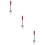 3Pcs Fruit Tasting Forks Wood Handle Comfortable Grip Dinnerware 11