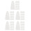 150Pcs Lightweight Plastic Scissor Protection Covers Portable for Home 6