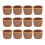 60Pcs Mini Basket Light Brown Plastic Handwoven Storage for DIY Crafts 2
