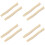 8Pcs Durable Wooden Handle Replacements Beige for Woodworking Tools 5