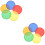 10Pcs Compact Foldable Hand Fans Lightweight Circular Fans for Summer 5