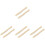 8Pcs Durable Wooden Handle Replacements Beige for Woodworking Tools 2