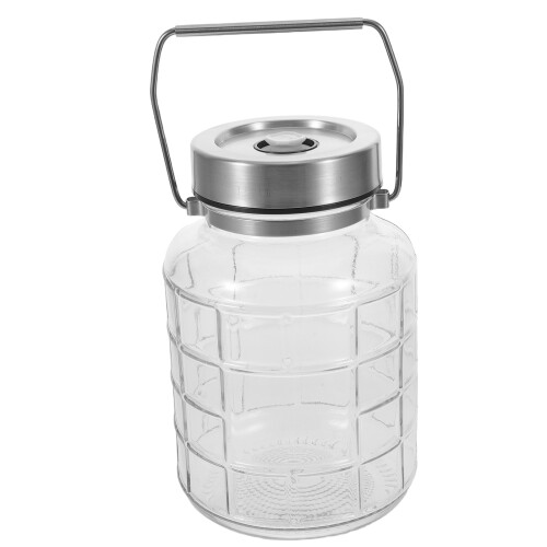Glas Fermentierglas Transparent Mit Luftdichtem Deckel Für Küche