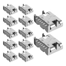 200St USB Type-C Pcb Adapter Vrouwelijke Reparatie Poort