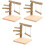 3Stk Papageien Trainings Holz Stand Hellbraun 5
