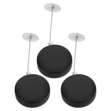 9Pièces Lanière Rétractable Acier Antivol Noir Support Murale