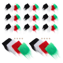 120Ensembles Matériel Gnome Pour Barbes Nez Bois Assortis